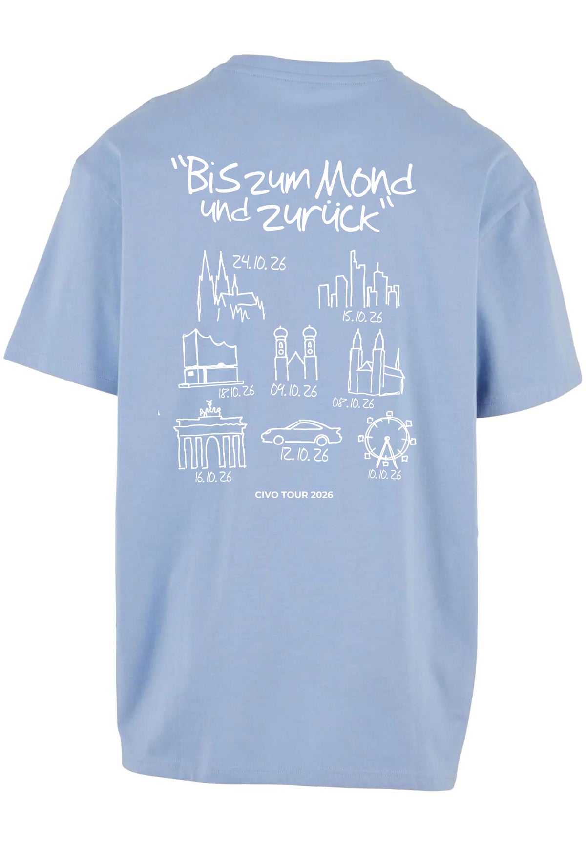 BZMUZ Tourshirt 2026 / Hellblau